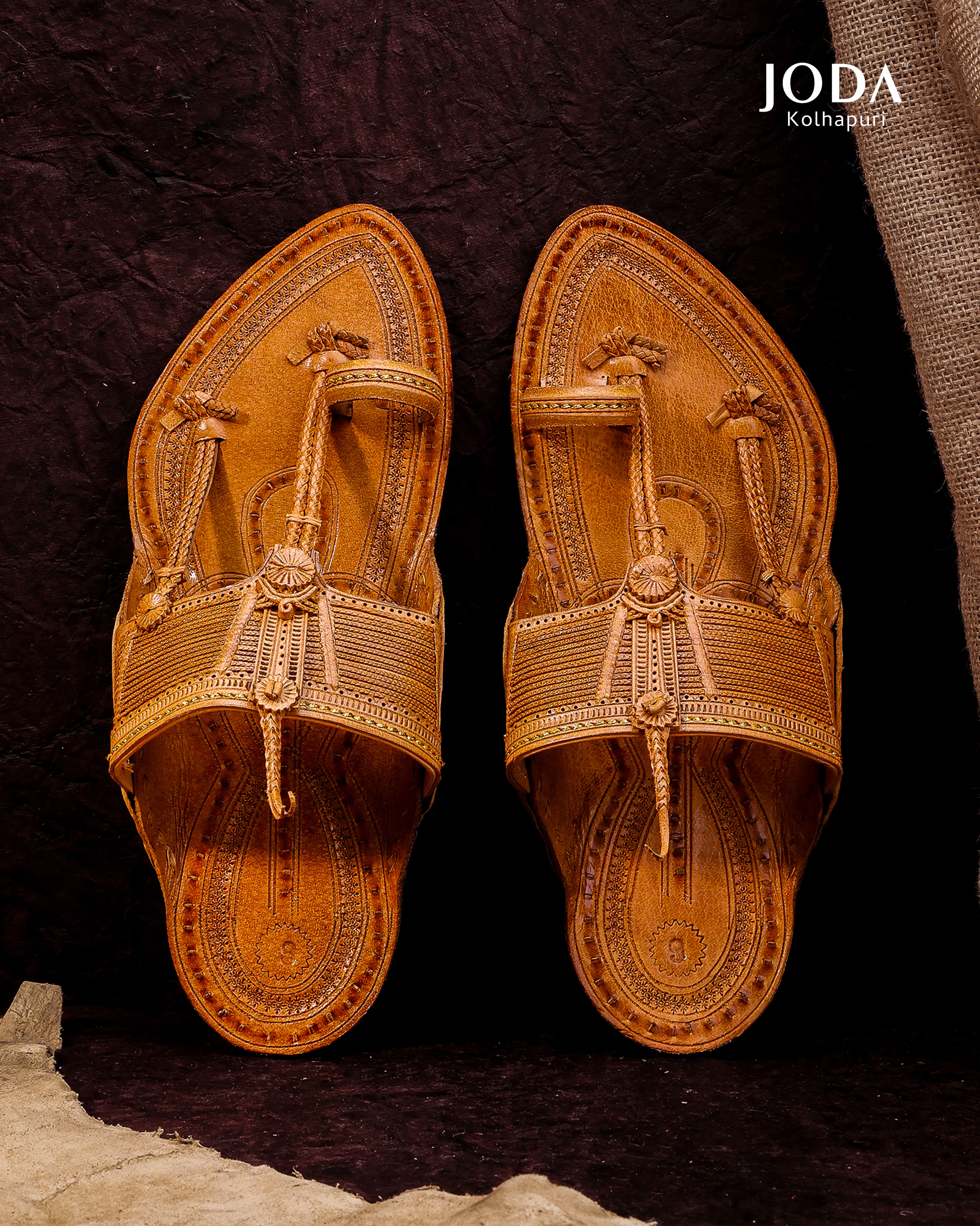 Men's Tan Brown Handcrafted