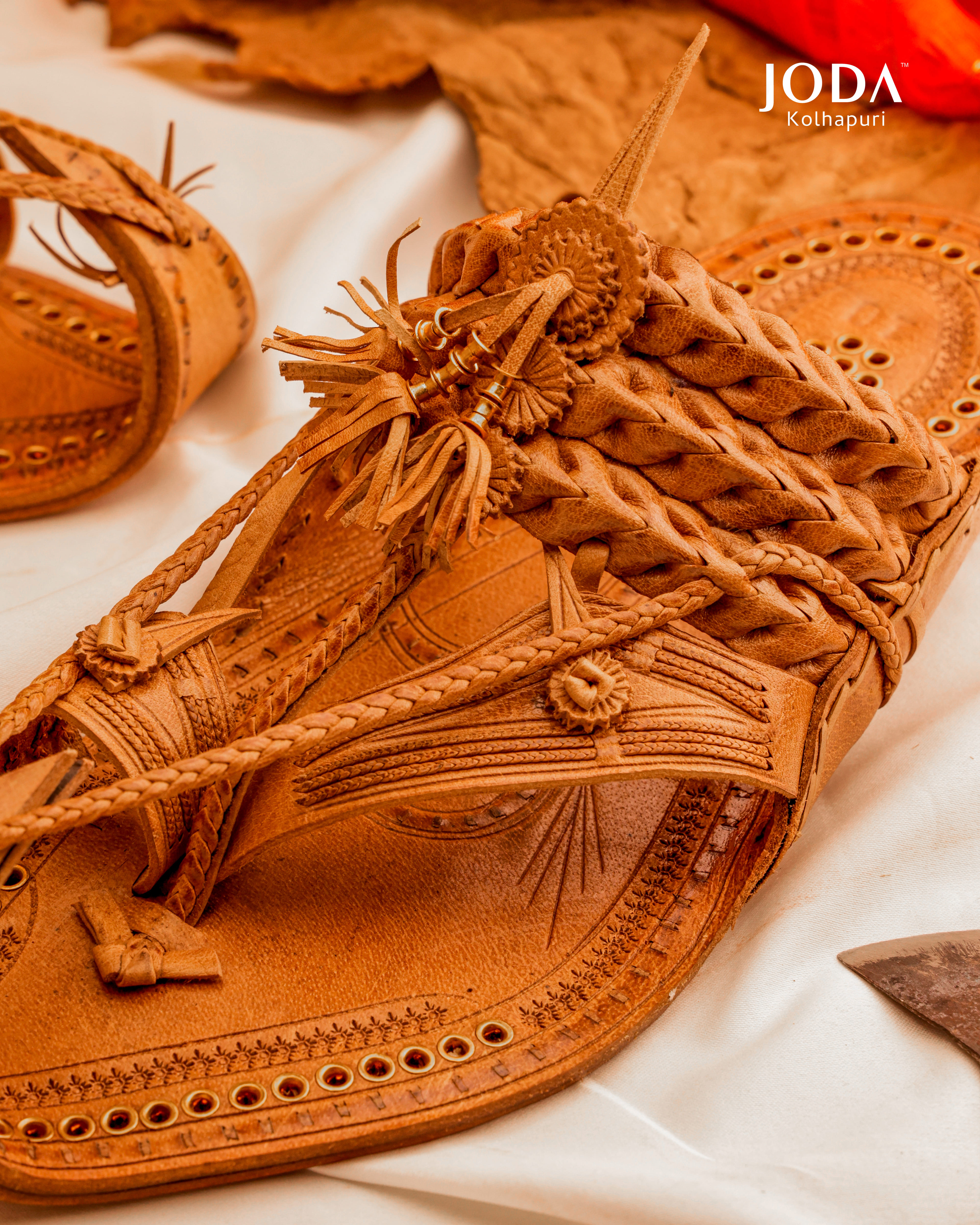 Men's Tan Brown Handcrafted